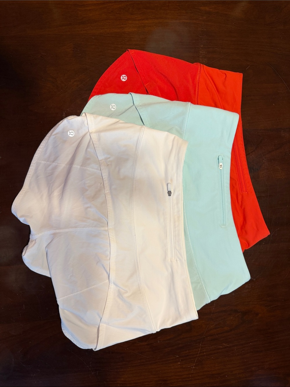 lululemon athletica Red Run Skort with Built-In Shorts